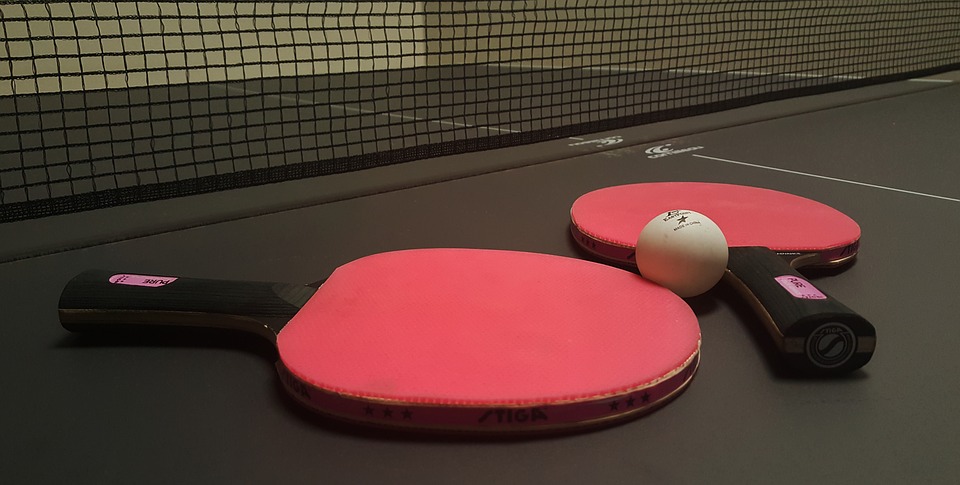 ping-pong paddles
